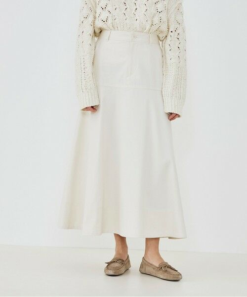 TOMORROWLAND / トゥモローランド ロング・マキシ丈スカート | ノンマーセライズドコットン フレアスカート | 詳細2