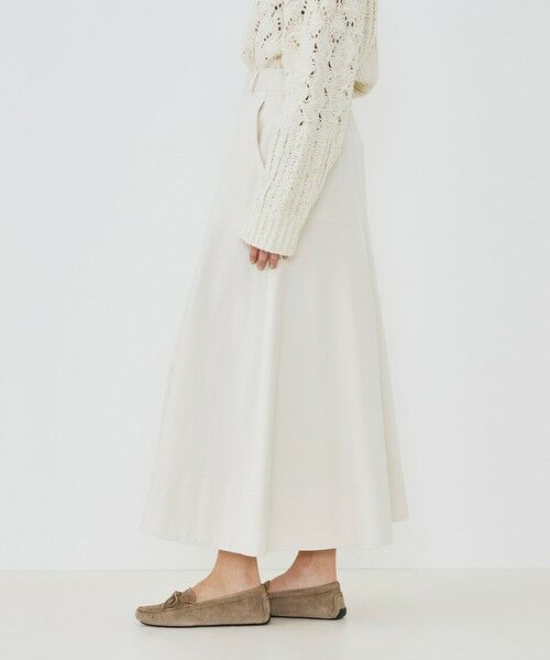 TOMORROWLAND / トゥモローランド ロング・マキシ丈スカート | ノンマーセライズドコットン フレアスカート | 詳細3