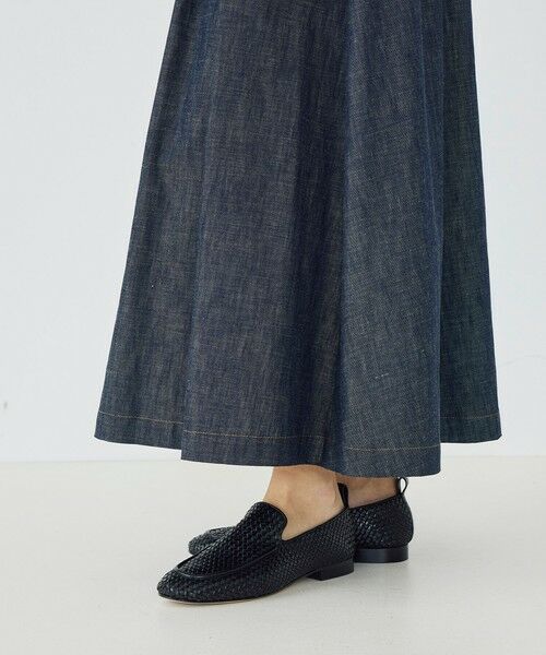 TOMORROWLAND / トゥモローランド ロング・マキシ丈スカート | 【WEB先行予約】ステイブルーデニム タックドレープスカート | 詳細8