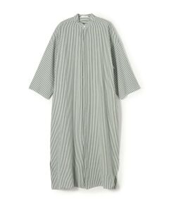 TOMORROWLAND / トゥモローランド ロング・マキシ丈ワンピース | 【WEB先行予約】ソフトストライプ スタンドカラーシャツワンピース