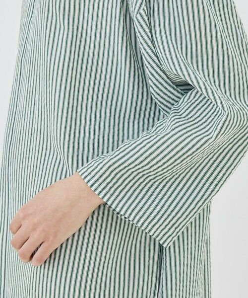 TOMORROWLAND / トゥモローランド ロング・マキシ丈ワンピース | 【WEB先行予約】ソフトストライプ スタンドカラーシャツワンピース | 詳細5