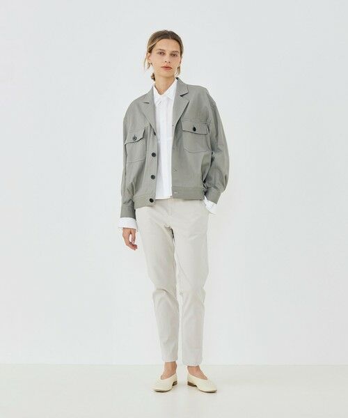 TOMORROWLAND / トゥモローランド ブルゾン | ノンマーセライズドコットン コクーンバックブルゾン | 詳細1