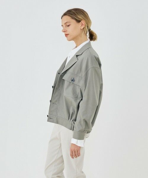 TOMORROWLAND / トゥモローランド ブルゾン | ノンマーセライズドコットン コクーンバックブルゾン | 詳細3
