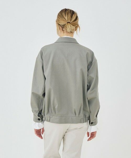TOMORROWLAND / トゥモローランド ブルゾン | ノンマーセライズドコットン コクーンバックブルゾン | 詳細4