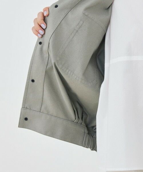 TOMORROWLAND / トゥモローランド ブルゾン | ノンマーセライズドコットン コクーンバックブルゾン | 詳細5