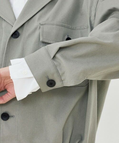 TOMORROWLAND / トゥモローランド ブルゾン | ノンマーセライズドコットン コクーンバックブルゾン | 詳細7