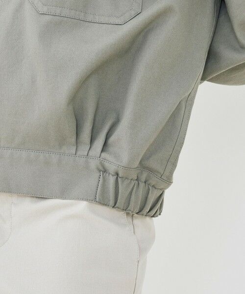 TOMORROWLAND / トゥモローランド ブルゾン | ノンマーセライズドコットン コクーンバックブルゾン | 詳細8