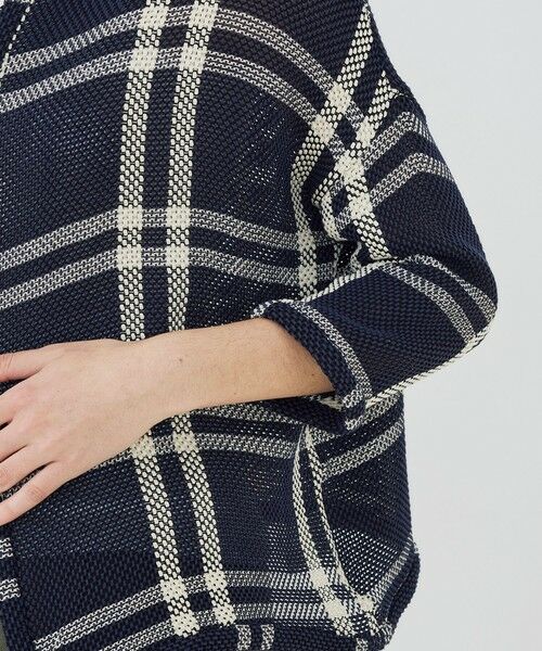 TOMORROWLAND / トゥモローランド ノーカラージャケット | 【WEB先行予約】ラッセルコットン ワイドバランスジャケット | 詳細7