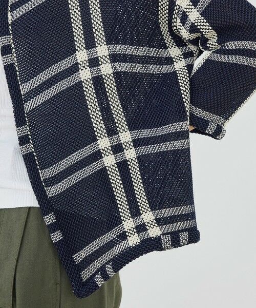 TOMORROWLAND / トゥモローランド ノーカラージャケット | 【WEB先行予約】ラッセルコットン ワイドバランスジャケット | 詳細8