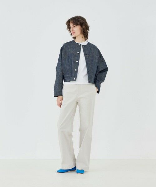 TOMORROWLAND / トゥモローランド Gジャン・デニムジャケット | 【WEB先行予約】ステイブルーデニム ノーカラージャケット | 詳細1