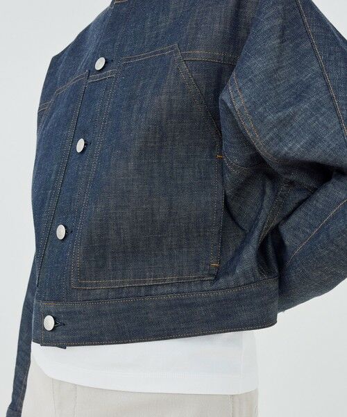 TOMORROWLAND / トゥモローランド Gジャン・デニムジャケット | 【WEB先行予約】ステイブルーデニム ノーカラージャケット | 詳細10