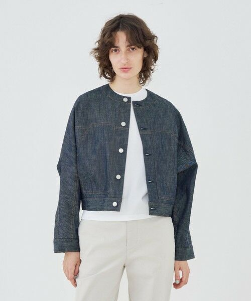 TOMORROWLAND / トゥモローランド Gジャン・デニムジャケット | 【WEB先行予約】ステイブルーデニム ノーカラージャケット | 詳細2