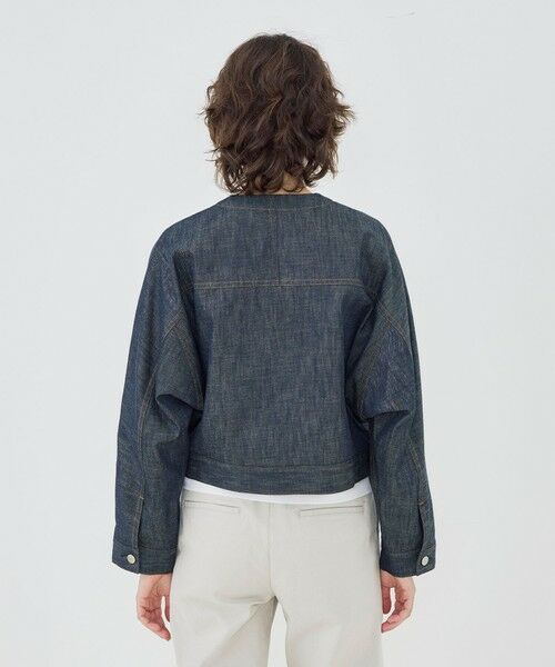 TOMORROWLAND / トゥモローランド Gジャン・デニムジャケット | 【WEB先行予約】ステイブルーデニム ノーカラージャケット | 詳細5