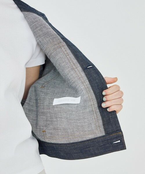 TOMORROWLAND / トゥモローランド Gジャン・デニムジャケット | 【WEB先行予約】ステイブルーデニム ノーカラージャケット | 詳細6