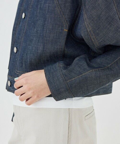 TOMORROWLAND / トゥモローランド Gジャン・デニムジャケット | 【WEB先行予約】ステイブルーデニム ノーカラージャケット | 詳細8