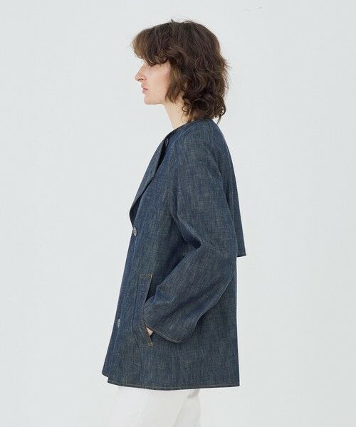 TOMORROWLAND / トゥモローランド その他アウター | 【WEB先行予約】ステイブルーデニム カラーレストレンチコート | 詳細4