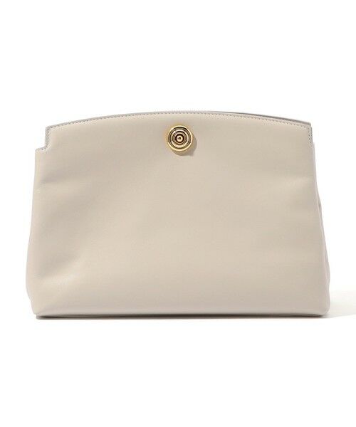 TOMORROWLAND / トゥモローランド クラッチ・パーティバッグ | LIFFNER PUSHLOCK クラッチバッグ（11 ホワイト）