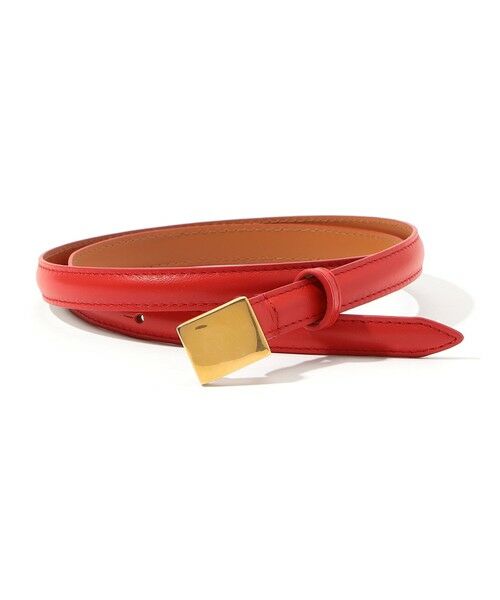 TOMORROWLAND / トゥモローランド ベルト・サスペンダー | Maison Boinet ゴールドバックルベルト（35 レッド）