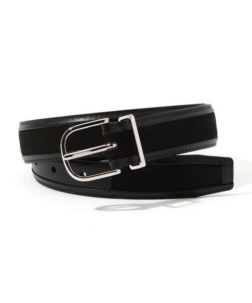 TOMORROWLAND / トゥモローランド ベルト・サスペンダー | Maison Boinet レザーコンビ ベルト（19 ブラック）