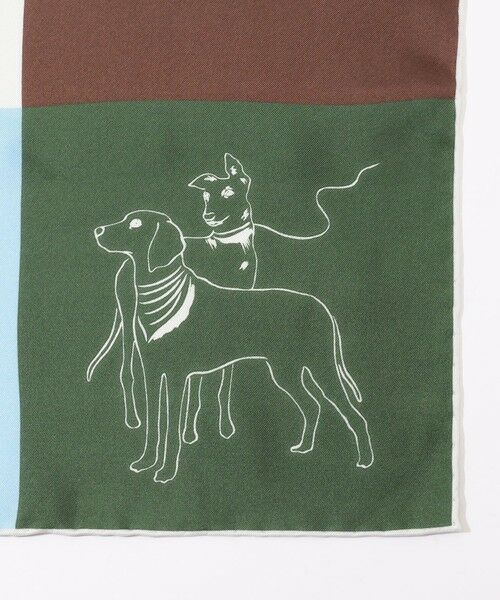 TOMORROWLAND / トゥモローランド バンダナ・スカーフ | sense the pebble Carmel シルクスカーフ | 詳細4