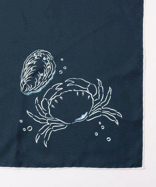 TOMORROWLAND / トゥモローランド バンダナ・スカーフ | sense the pebble Swan シルクスカーフ | 詳細3