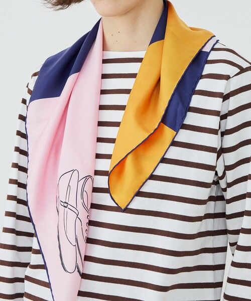 TOMORROWLAND / トゥモローランド バンダナ・スカーフ | sense the pebble Noe シルクスカーフ | 詳細1