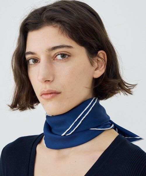 TOMORROWLAND / トゥモローランド バンダナ・スカーフ | sense the pebble Lovers シルクスカーフ | 詳細1