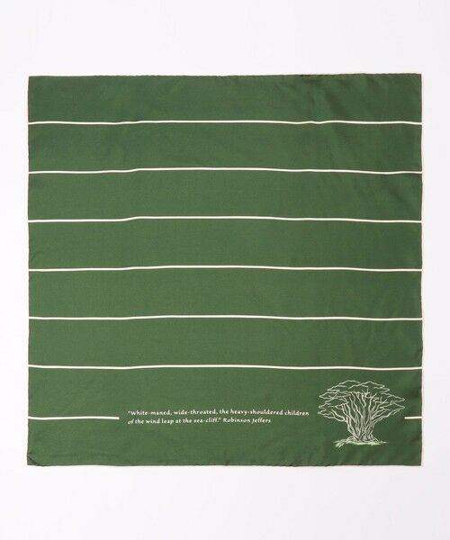 TOMORROWLAND / トゥモローランド バンダナ・スカーフ | sense the pebble Cypress Tree シルクスカーフ | 詳細3