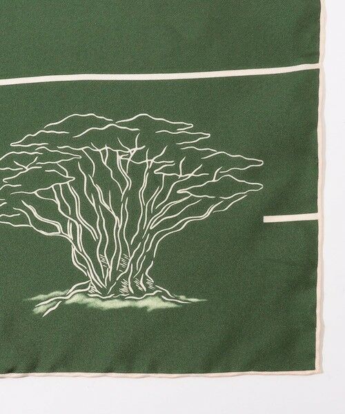 TOMORROWLAND / トゥモローランド バンダナ・スカーフ | sense the pebble Cypress Tree シルクスカーフ | 詳細4