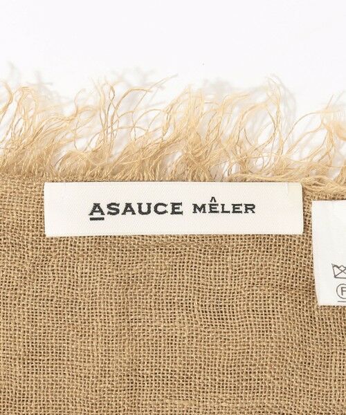 TOMORROWLAND / トゥモローランド マフラー・ショール・スヌード・ストール | ASAUCE MELER リネンガーゼストール | 詳細3