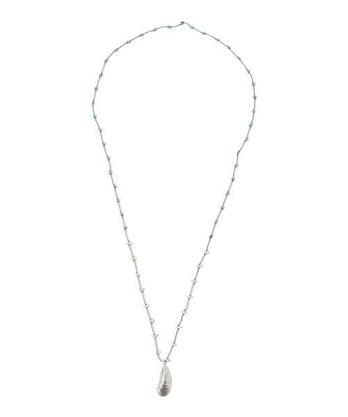 TOMORROWLAND / トゥモローランド ネックレス・ペンダント・チョーカー | SEE REAL FLOWERS Silver Shell ネックレス（62 ライトブルー系）