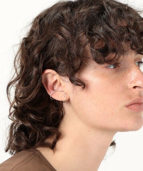 TOMORROWLAND / トゥモローランド ピアス・イヤリング | SASKIA DIEZ ダブルサークル イヤーカフ | 詳細1