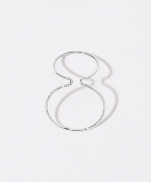 TOMORROWLAND / トゥモローランド ピアス・イヤリング | SASKIA DIEZ ダブルサークル イヤーカフ | 詳細3