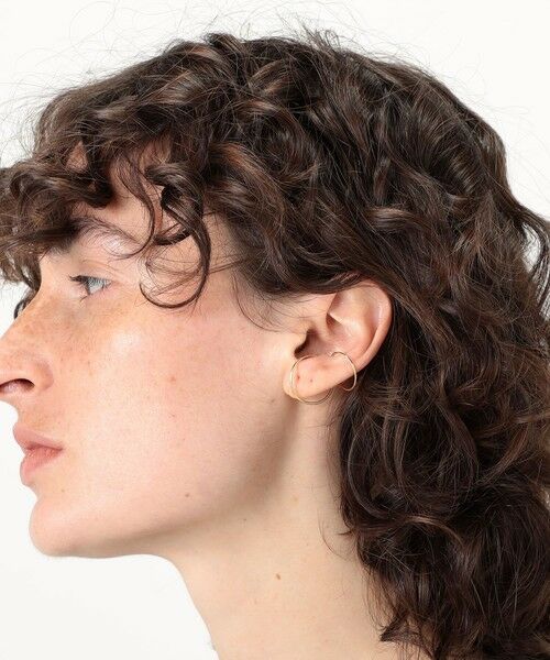 TOMORROWLAND / トゥモローランド ピアス・イヤリング | SASKIA DIEZ ダブルサークル イヤーカフ | 詳細1