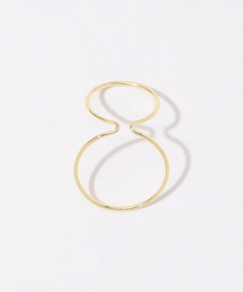 TOMORROWLAND / トゥモローランド ピアス・イヤリング | SASKIA DIEZ ダブルサークル イヤーカフ | 詳細3
