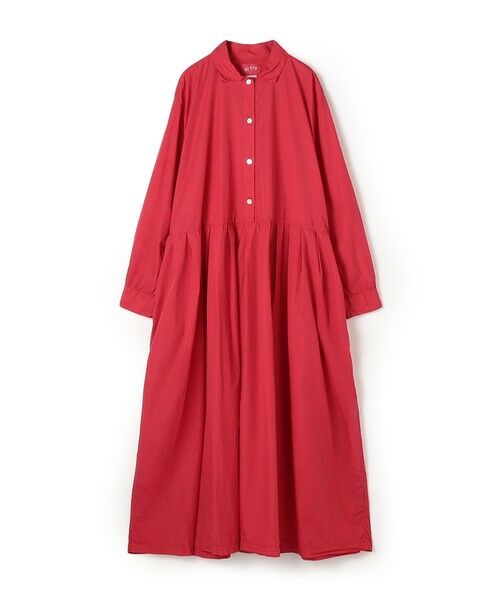 TOMORROWLAND / トゥモローランド ロング・マキシ丈ワンピース | NITTO TITI シャツワンピース（35 レッド）