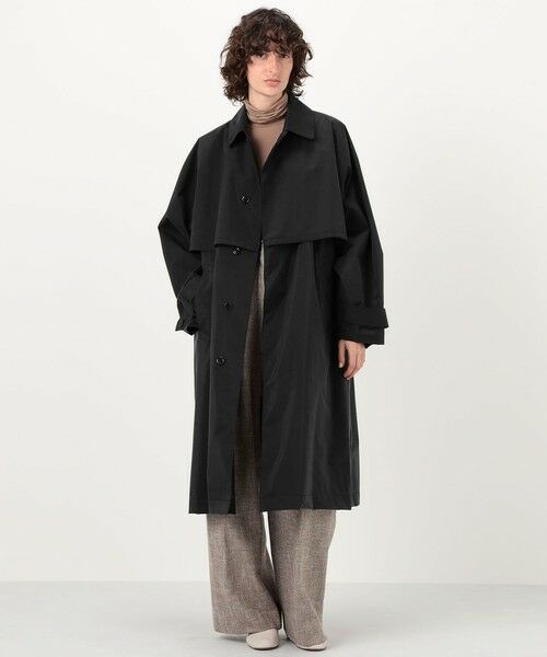 TOMORROWLAND / トゥモローランド ステンカラーコート | HAVERSACK Silkcoating バルカラーコート | 詳細1