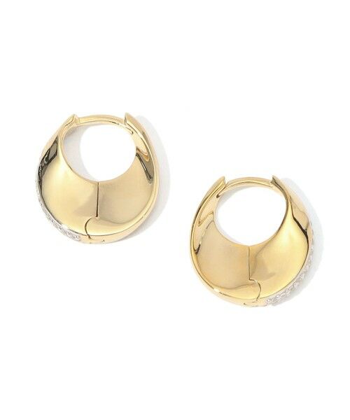 TOMORROWLAND / トゥモローランド ピアス・イヤリング | Otiumberg. Siren Hoops ピアス(92 ゴールド系)