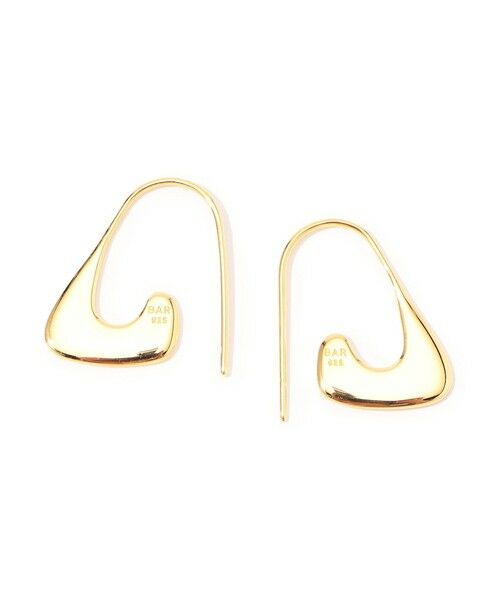 TOMORROWLAND / トゥモローランド ピアス・イヤリング | BAR Jewellery CURB ゴールドピアス（91 ゴールド）