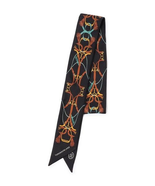 TOMORROWLAND / トゥモローランド バンダナ・スカーフ | Atelier TOMORROWLAND TASSELシルク ボウタイスカーフ（18 ブラック系）