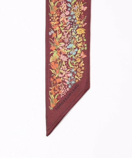 TOMORROWLAND / トゥモローランド バンダナ・スカーフ | Atelier TOMORROWLAND FLOWER シルク ボウタイスカーフ | 詳細3