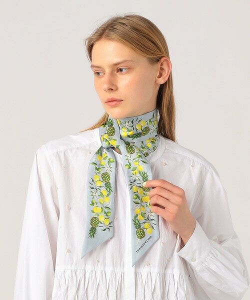 TOMORROWLAND / トゥモローランド バンダナ・スカーフ | Atelier TOMORROWLAND FRUITS シルク ボウタイスカーフ | 詳細1