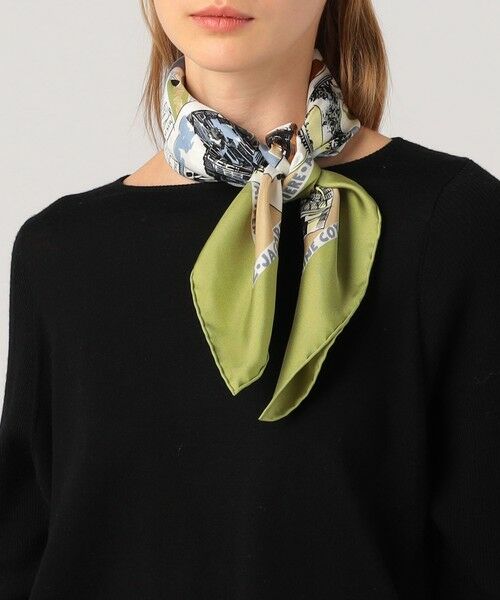 TOMORROWLAND / トゥモローランド バンダナ・スカーフ | Atelier TOMORROWLAND CITY MAP シルクスカーフ | 詳細1