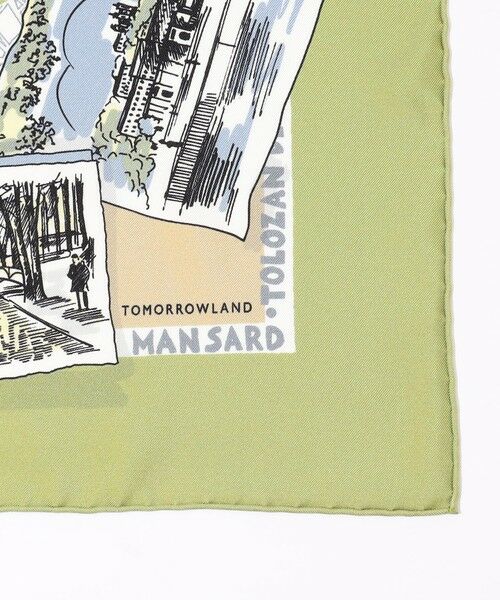 TOMORROWLAND / トゥモローランド バンダナ・スカーフ | Atelier TOMORROWLAND CITY MAP シルクスカーフ | 詳細3