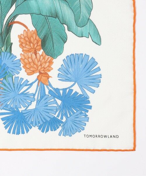 TOMORROWLAND / トゥモローランド バンダナ・スカーフ | Atelier TOMORROWLAND LEAF シルクスカーフ | 詳細3