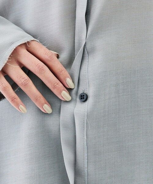 TOMORROWLAND / トゥモローランド シャツ・ブラウス | ウールビエラ Vネックシャツ | 詳細9