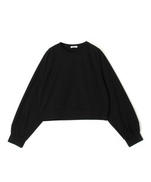 TOMORROWLAND / トゥモローランド スウェット | コットンモックロディ クルーネックプルオーバー（19 ブラック）