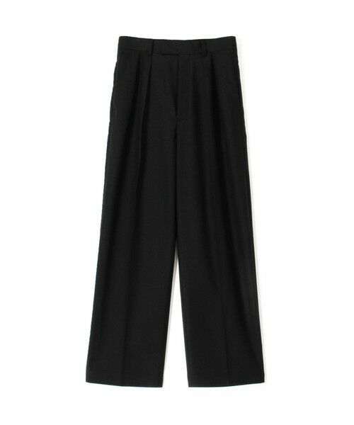 TOMORROWLAND / トゥモローランド スラックス・ドレスパンツ | ドライツイル スラックスパンツ（19 ブラック）