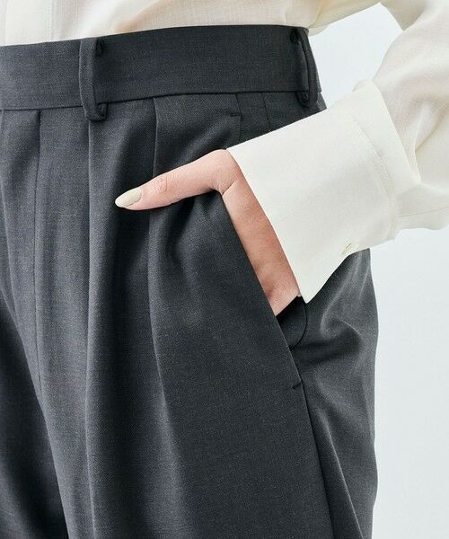 TOMORROWLAND / トゥモローランド スラックス・ドレスパンツ | ドライツイル スラックスパンツ | 詳細7