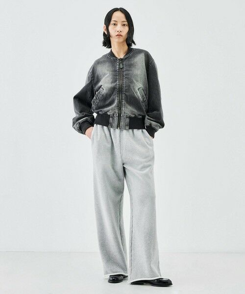 TOMORROWLAND / トゥモローランド その他パンツ | ヴィンテージスウェット イージーワイドパンツ | 詳細1